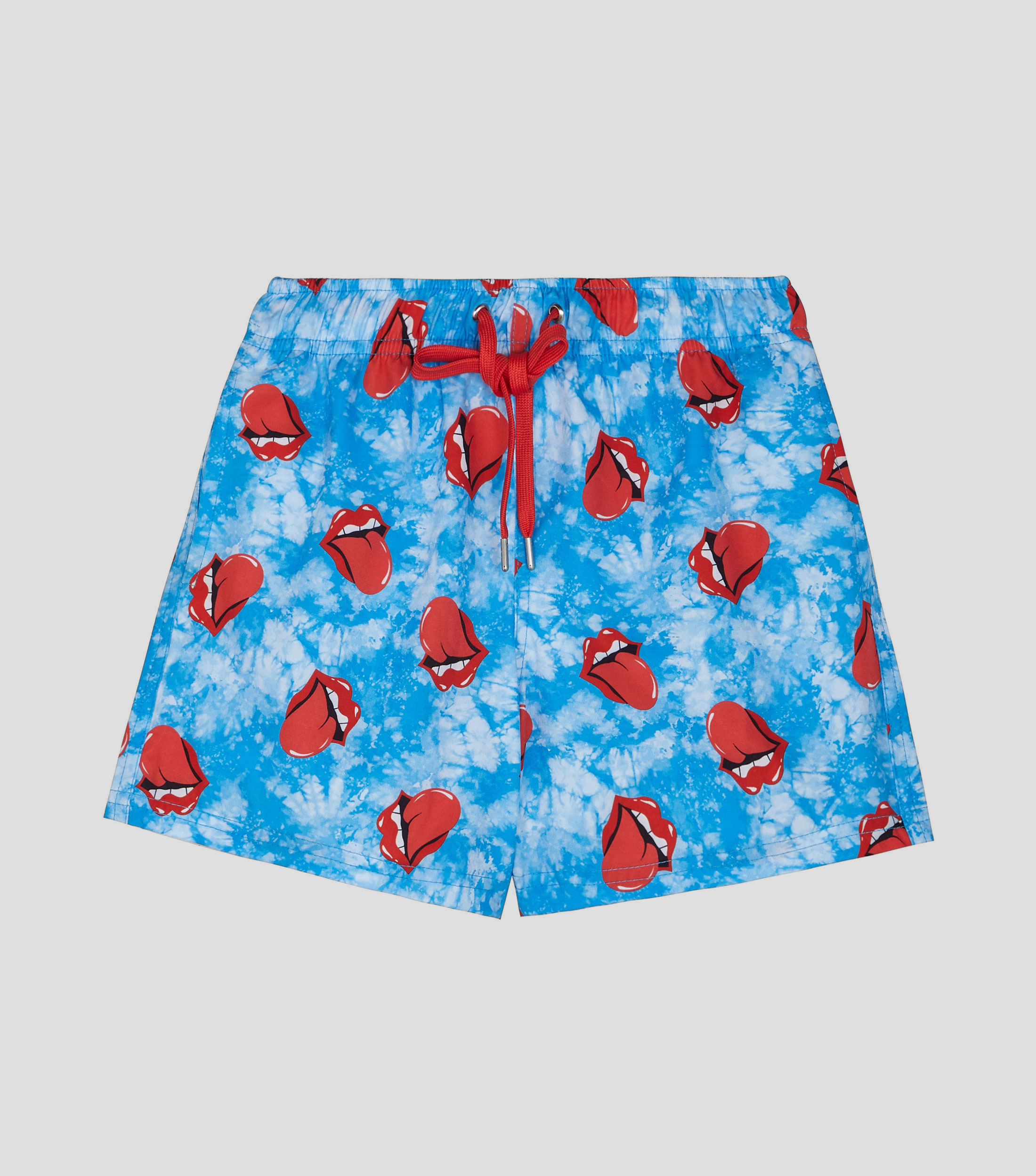 Traje de baño largo con labios Niño